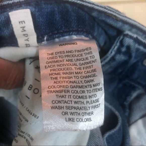 Empyre Easton distressed boyfriend jeans, size one. - Picture 12 of 16